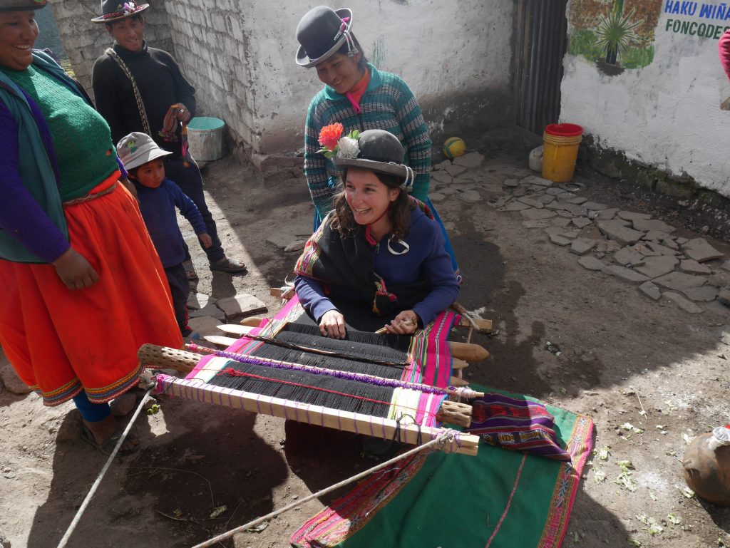 Apprentissage du tissage