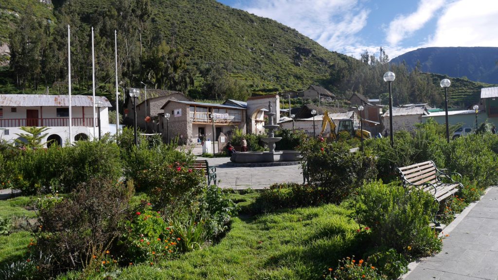 La place d'armes de Charcana