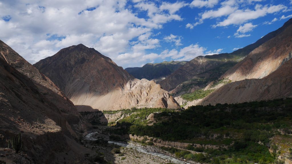 Arrivée sur la rivière Cotahuasi