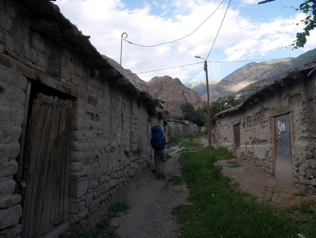 Dans les ruelles, désertes