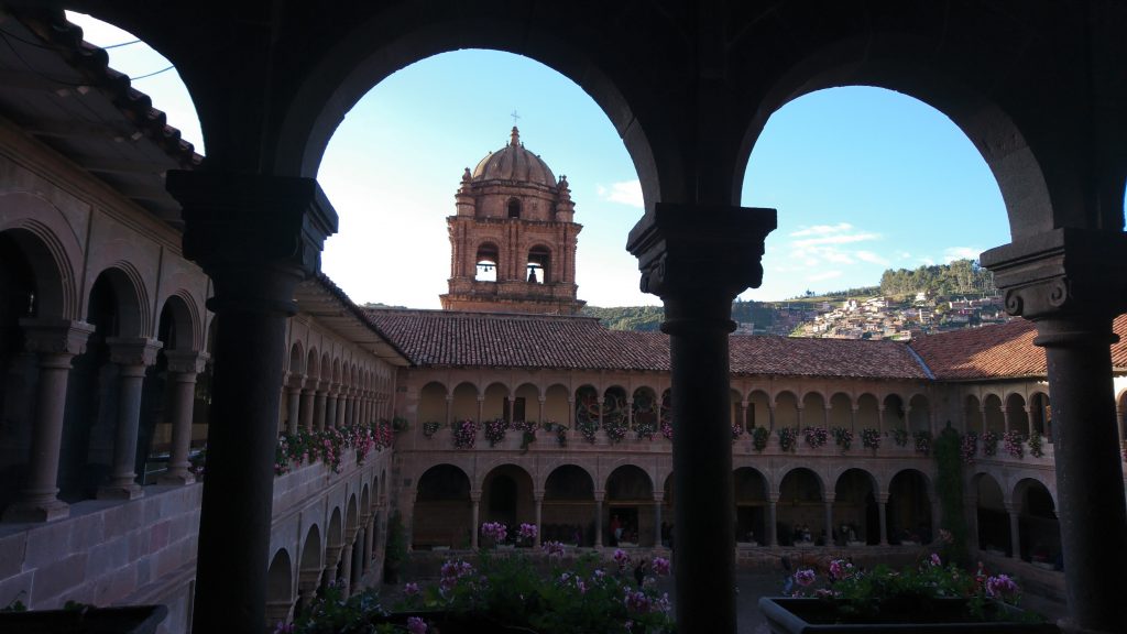 La cour de Qorikancha 