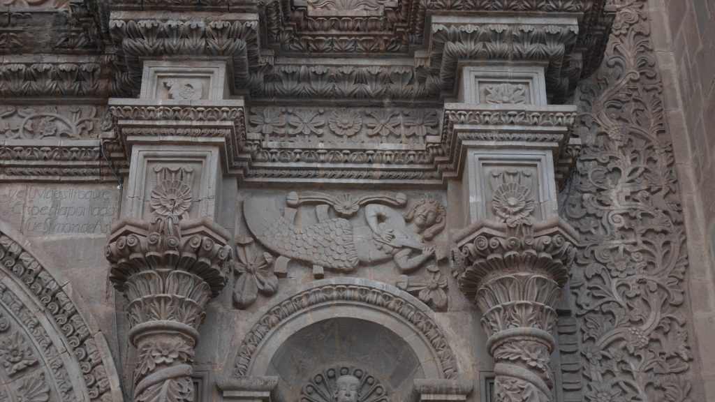 Détail de la façade