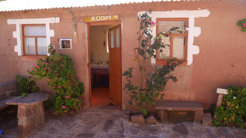 L'entrée de notre chambre