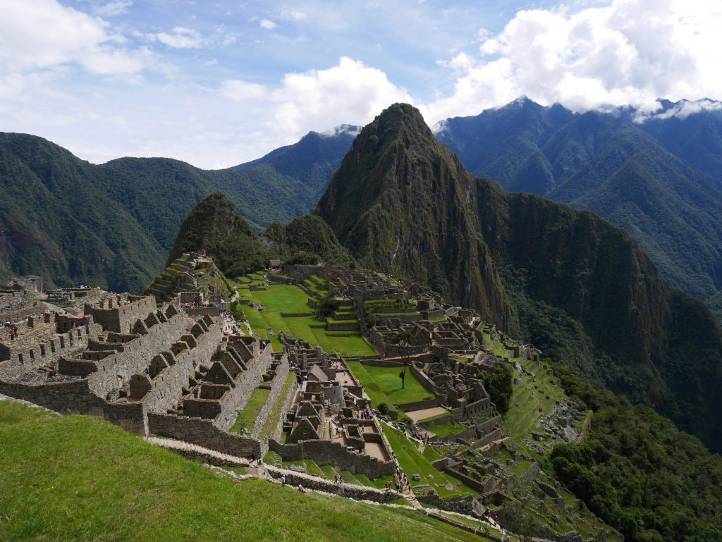 Première vue sur le site entier