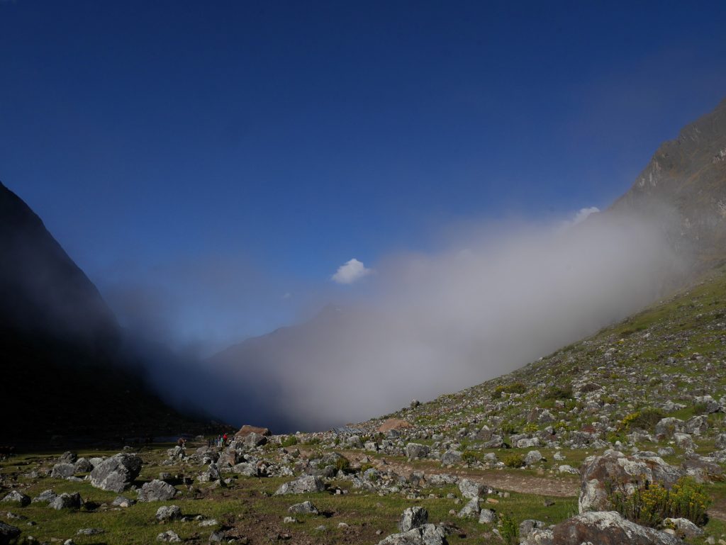 Nuage dans la vallée