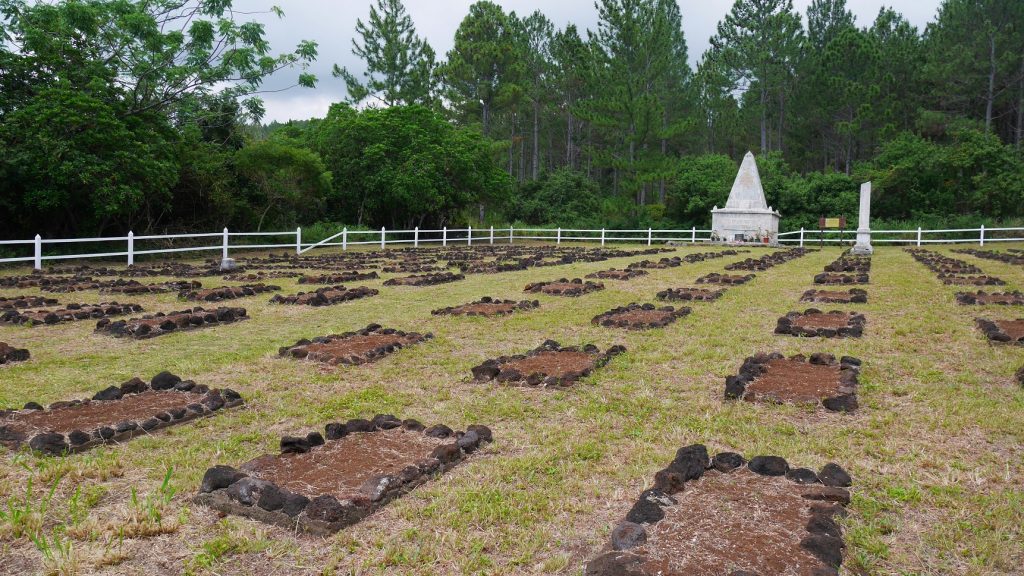 Le cimetière des déportés à l'île des pins