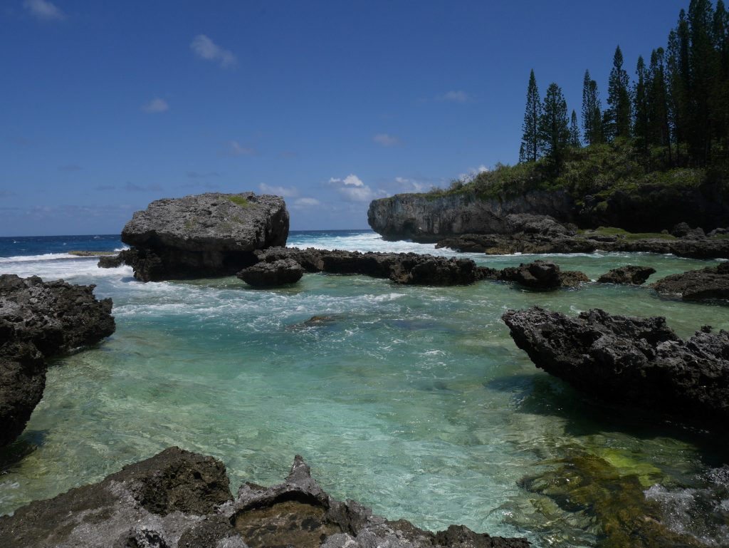 Entrée de la piscine naturelle