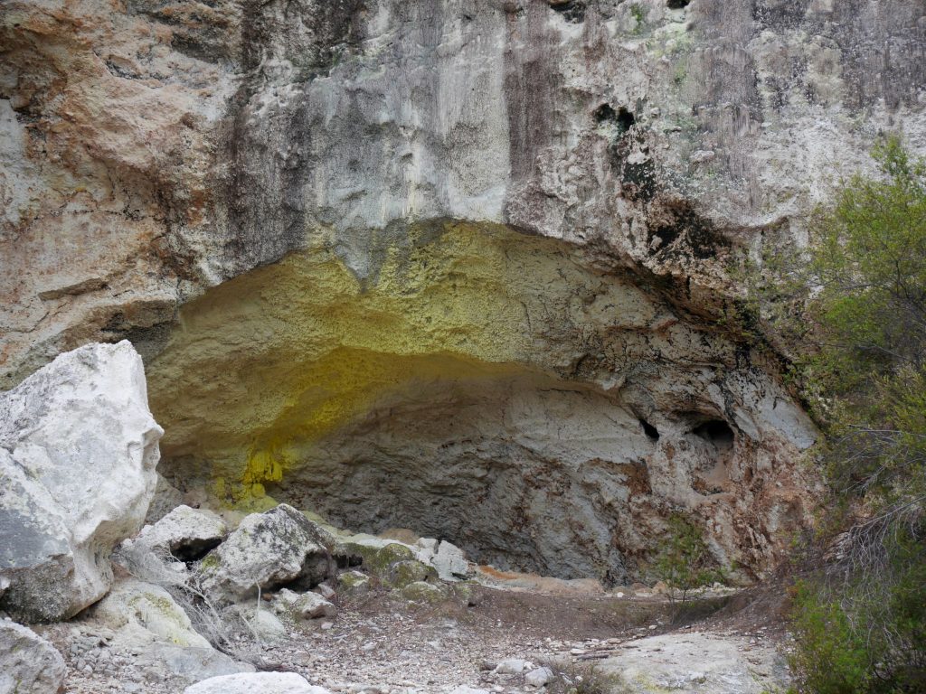 Une des grottes